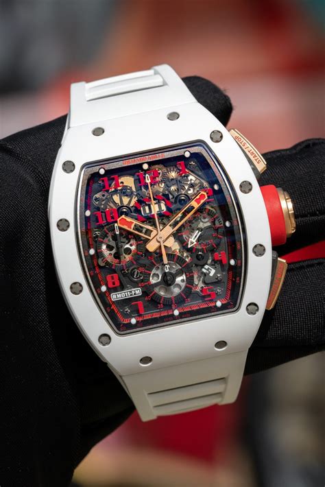 Richard Mille RM011 Rose Gold White Demon 